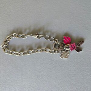 Harley Davidson Women's Bracelet Breast Cancer Awareness